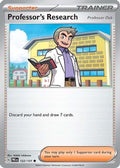 Professor's Research [Professor Oak] 122  - Reverse Holofoil SV Prismatic Evolutions - Common