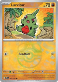 Larvitar (Master Ball Pattern) 047  - Holofoil SV Prismatic Evolutions - Common
