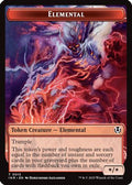 Elemental // Human (0014) Double-Sided Token (INR-13 // 14) - Innistrad Remastered Foil