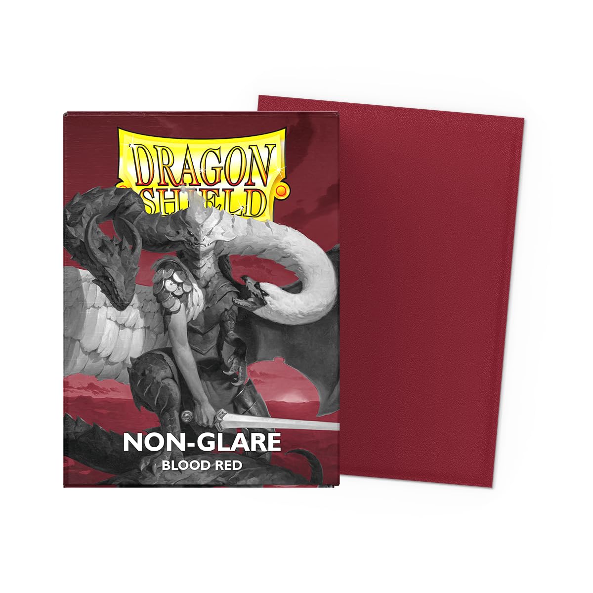 DRAGON SHIELD SLEEVES MATTE BLOOD RED NON-GLARE 100CT