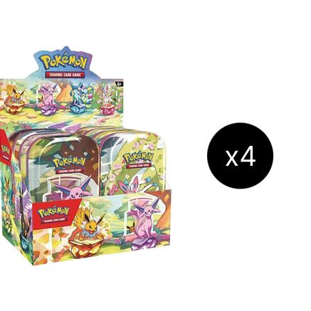 Prismatic Evolutions Mini Tin Display Case