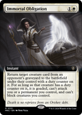Immortal Obligation (Extended Art) (MKC-321) - Murders at Karlov Manor Commander: (Extended Art)
