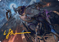 Zahur, Glory's Past Art Card (Gold-Stamped Signature) (AADFT-010) - Art Series: Aetherdrift