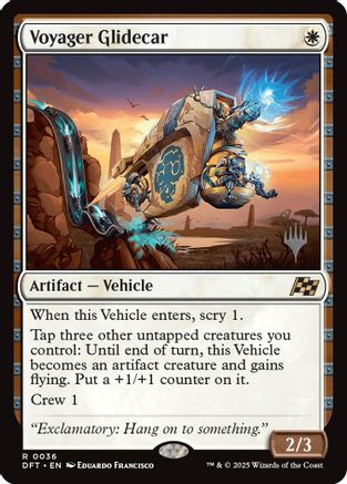 Voyager Glidecar (PPDFT-036) - Promo Pack: Aetherdrift Foil