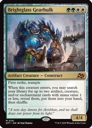 Brightglass Gearhulk (PPDFT-191) - Promo Pack: Aetherdrift