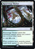 Razorverge Thicket (PRE-257) - Phyrexia: All Will Be One Promos Foil
