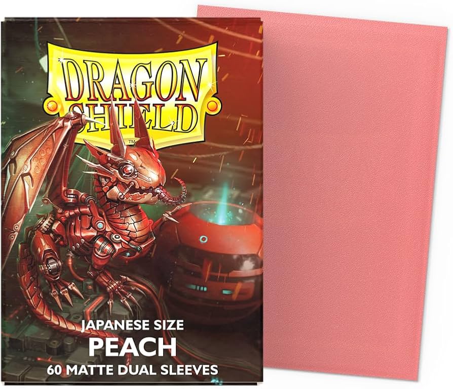 Dragon Shield Sleeves Dual Japanese Matte Peach