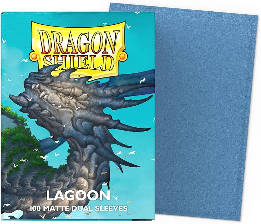 DRAGON SHIELD SLEEVES DUAL MATTE LAGOON 100CT
