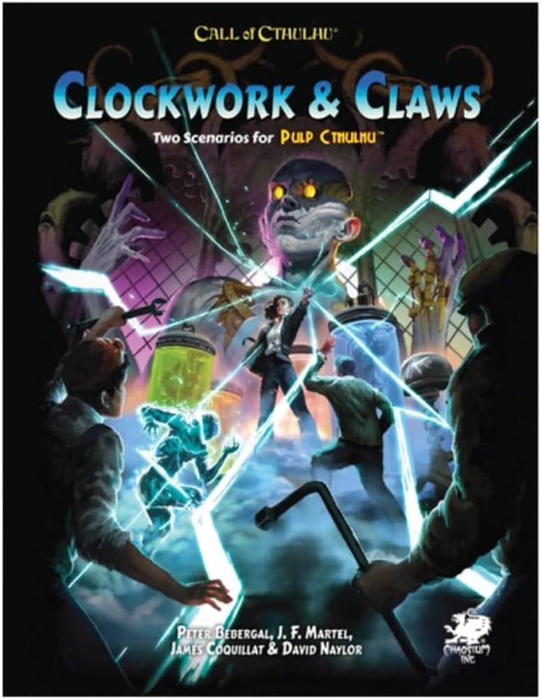 Call of Cthulhu: Pulp Cthulhu - Clockwork & Claws (HC)