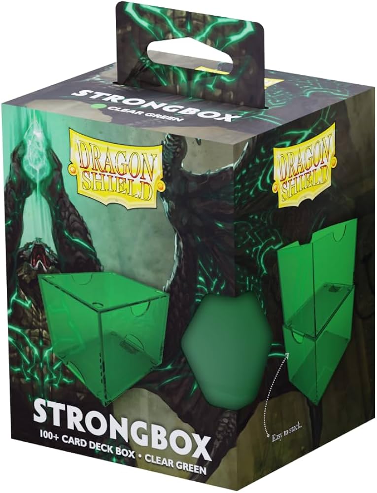 Dragon Shield Strongbox Clear Green