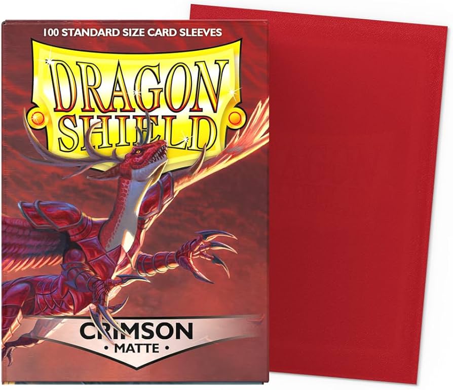 Dragon Shield Sleeves Crimson 100ct