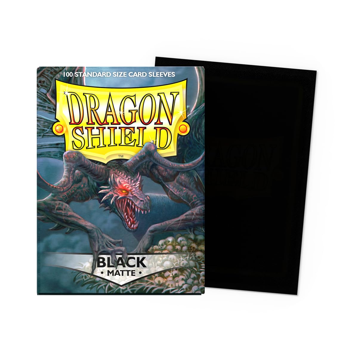 DRAGON SHIELD SLEEVES MATTE BLACK 100CT