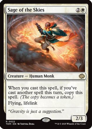 Sage of the Skies (PPTDM-022) - Promo Pack: Tarkir: Dragonstorm