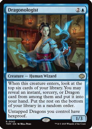 Dragonologist (PPTDM-042) - Promo Pack: Tarkir: Dragonstorm