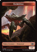 Elemental (0016) // Gold Double-Sided Token (TDC-16 // 29) - Commander: Tarkir: Dragonstorm