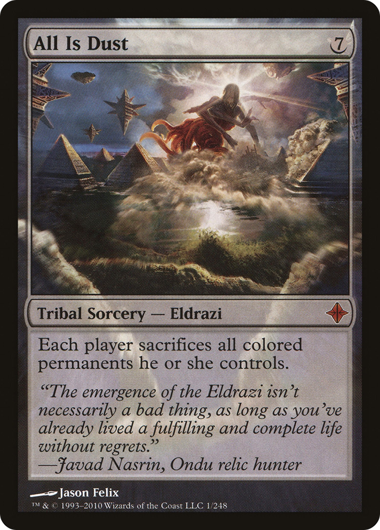 All Is Dust (ROE-001) - Rise of the Eldrazi Foil
