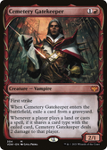 Cemetery Gatekeeper (Showcase) (VOW-304) - Innistrad: Crimson Vow: (Showcase) Foil