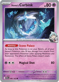 Steven's Carbink 086  - Reverse Holofoil SV10 Destined Rivals - Common