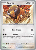 Tauros 152  - Reverse Holofoil SV10 Destined Rivals - Common