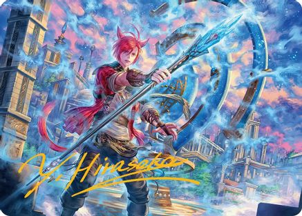 G'raha Tia, Scion Reborn Art Card (19) (Gold-Stamped Signature) (AAFIN-019) - Art Series: FINAL FANTASY