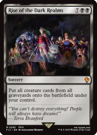 Rise of the Dark Realms (Surge Foil) (FIC-283) - Commander: FINAL FANTASY Foil