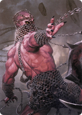 Chain Devil // Chain Devil (ACLB-008) - Battle for Baldur's Gate Art Series (Borderless) Foil
