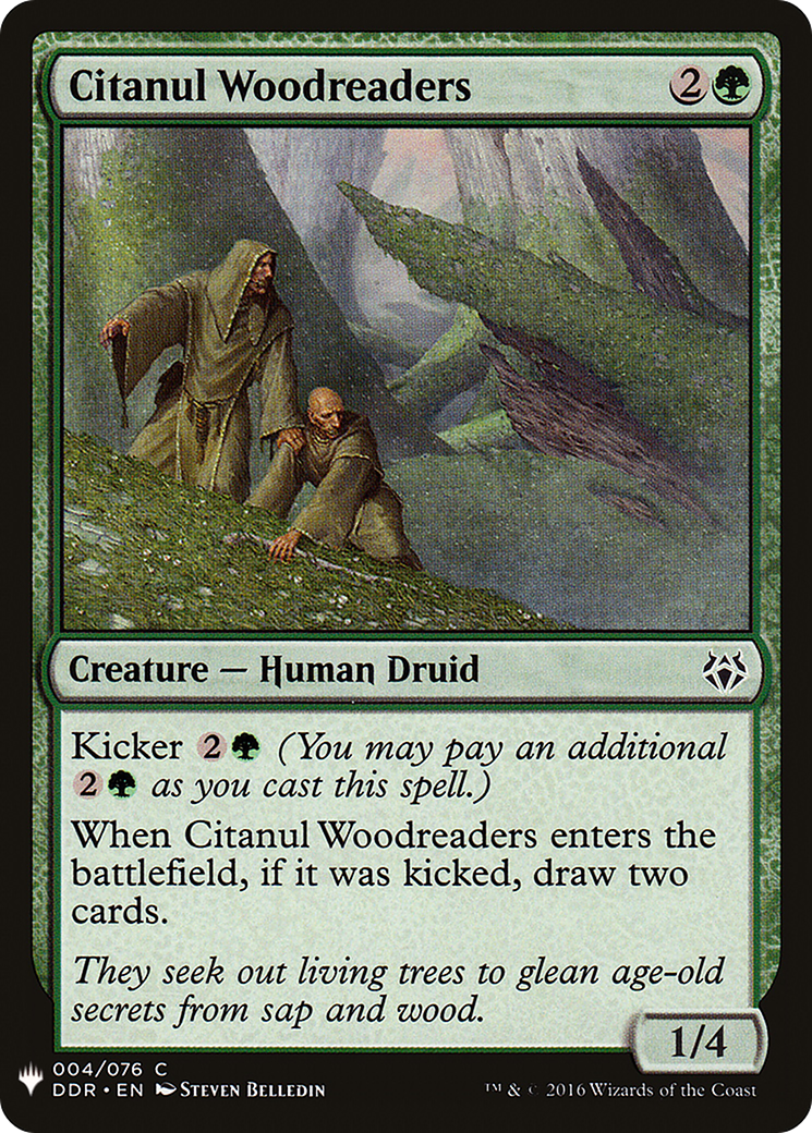 Citanul Woodreaders (LIST-004) - The List