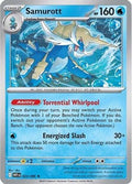 Samurott 023  - Reverse Holofoil SV White Flare - Rare