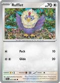Rufflet 077  - Reverse Holofoil SV Black Bolt - Common