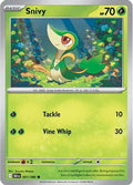 Snivy 001  - Holofoil SV Black Bolt - Common