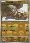 Timburr (Master Ball Pattern) 047  - Holofoil SV Black Bolt - Common