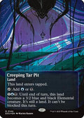 Creeping Tar Pit (0144) (Borderless) (Galaxy Foil) (EOS-144) - Edge of Eternities: Stellar Sights Foil