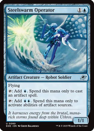 Steelswarm Operator (EOE-080) - Edge of Eternities Foil