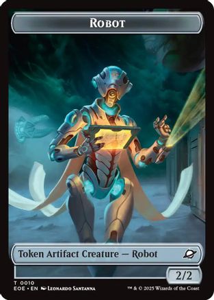 Robot // Munitions Double-Sided Token (EOE-10 // 9) - Edge of Eternities Foil