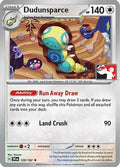 Dudunsparce 129  - Holofoil Prize Pack Series Cards - Rare