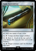Sonic Screwdriver (0790) (Surge Foil) (WHO-790) - Doctor Who Foil