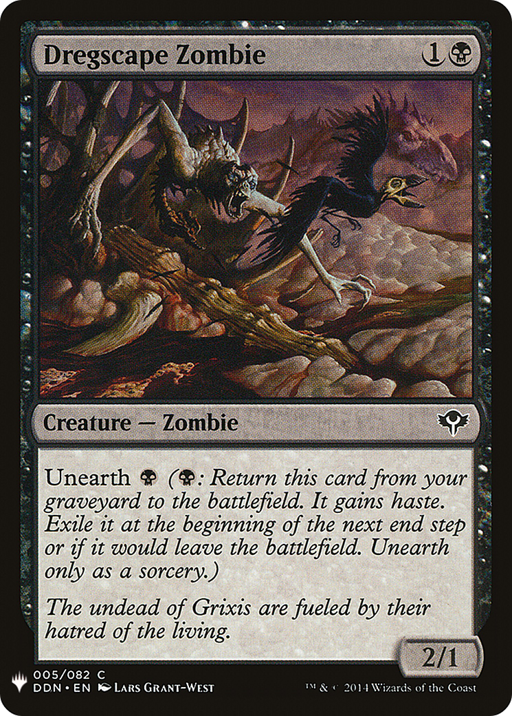 Dregscape Zombie (LIST-005) - The List