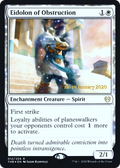 Eidolon of Obstruction (PRE-012) - Theros Beyond Death Promos: (enchantment) Foil
