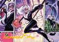 Black Cat, Cunning Thief Art Card (Gold-Stamped Signature) (AASPM-044) - Art Series: Marvel's Spider-Man