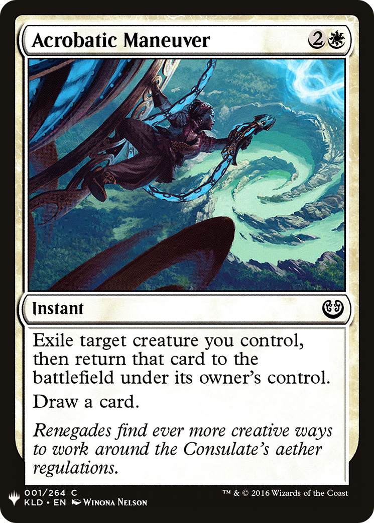 Acrobatic Maneuver (LIST-001) - The List