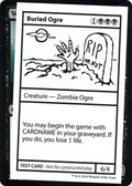 Buried Ogre (No PW Symbol) (CMB1-) - Mystery Booster Playtest Cards 2021