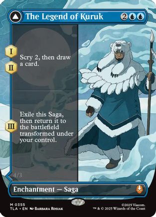 The Legend of Kuruk (Borderless) (TLA-355) - Avatar: The Last Airbender Foil