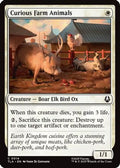Curious Farm Animals (TLA-014) - Avatar: The Last Airbender Foil