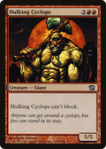 Hulking Cyclops (8ED-195) - 8th Edition Foil