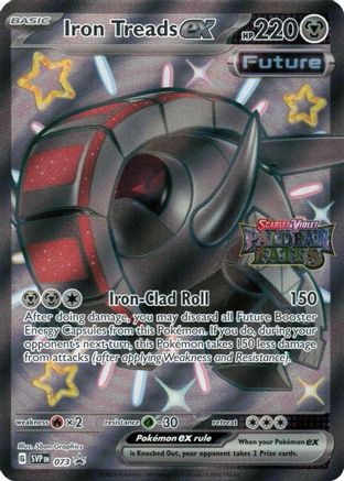 Iron Treads ex (Paldean Fates Stamped) 073  - Holofoil Miscellaneous Cards & Products - Promo
