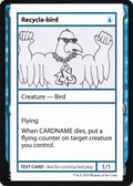 Recycla-bird (No PW Symbol) (CMB1-) - Mystery Booster Playtest Cards 2021