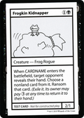 Frogkin Kidnapper (No PW Symbol) (CMB1-) - Mystery Booster Playtest Cards 2021