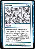 Do-Over (No PW Symbol) (CMB1-) - Mystery Booster Playtest Cards 2021