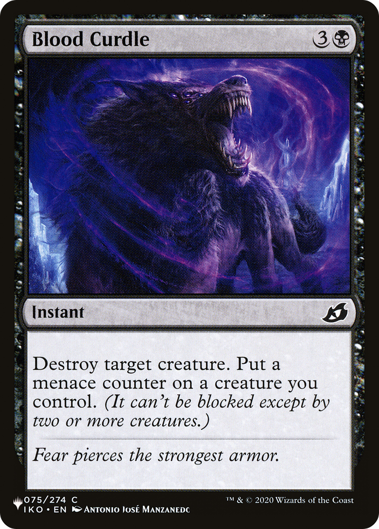 Blood Curdle (LIST-075/274) - The List