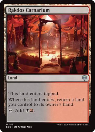 Rakdos Carnarium (ECC-161) - Commander: Lorwyn Eclipsed